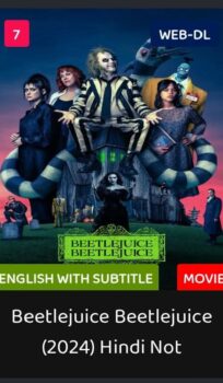 Beetlejuice Beetlejuice (2024) Hindi Dubbed | New Hollywood Movie